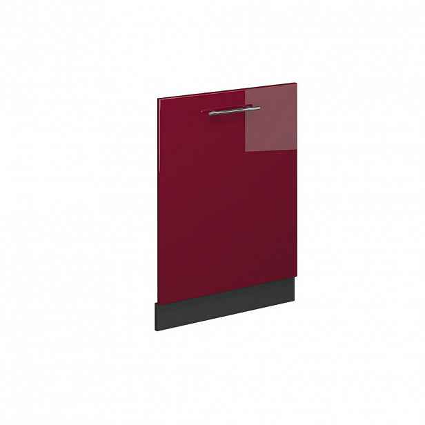 Vicco ČELNÍ PANEL MYČKY Fame-Line Bordó červená vysoký lesk 60 cm bez pracovní desky