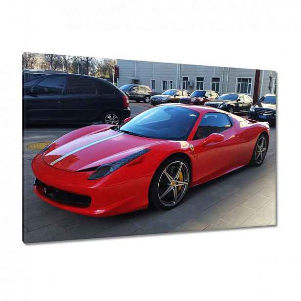 Obrazy 120x80 Červené Ferrari