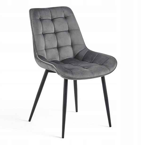 Čalouněné Velurové Křeslo Velvet Šedé, Moderní, Do Obývacího Pokoje, Až 86 CM