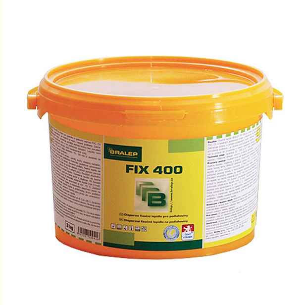 Disperzní lepidlo na koberce i PVC Bralep FIX 400 - 9 kg Bralep