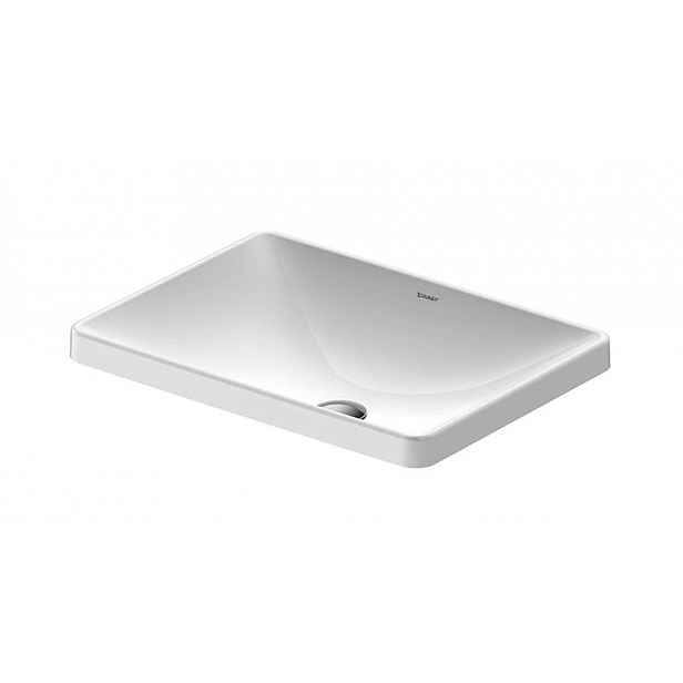 Duravit D-Neo - Umyvadlo zápustné 60x44 cm, bez otvoru pro baterii, bílá 0358600079