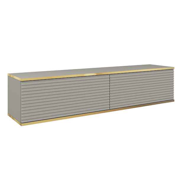 MASSENO TV STOLEK VENEZIA, 135/30/32 cm, šedý