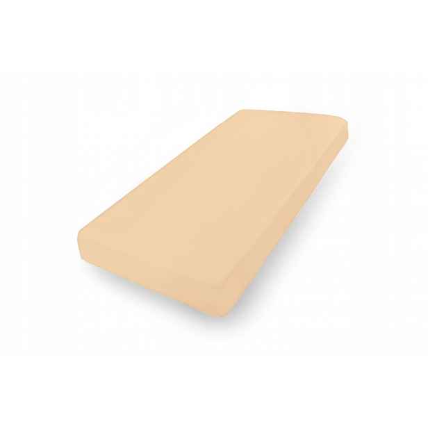Prostěradlo jersey Premium s gumou 200x220x20 tmavě béžová Matex