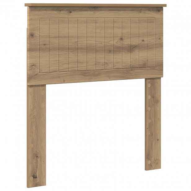 vidaXL Čelo postele Artisanový dub Kompozitní dřevo