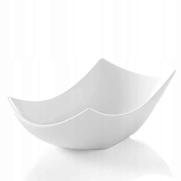 Dekorativní miska Vanilla bílá porcelánová 290x136x80 mm Hendi 785577