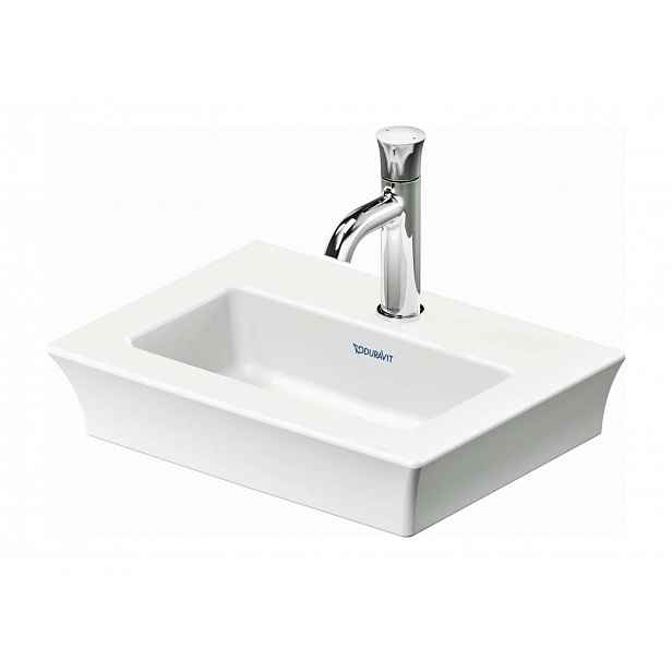 Duravit White Tulip - Umývátko 45x33 cm, 1 otvor pro baterii, bílá 0737450041