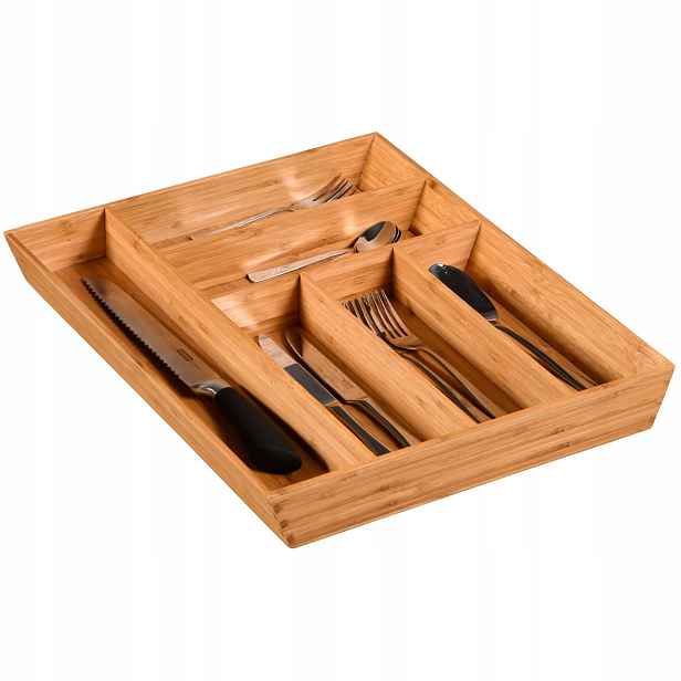 Kesper Organizér do šuplíku, do kuchyně, příborník bambusový KESP 35 x 43 cm