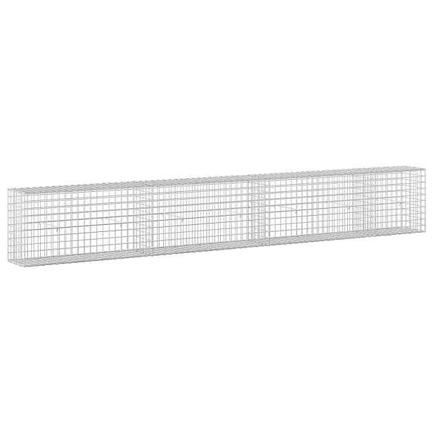 vidaXL Gabion s drátem 5 mm a síťkou 5x5 cm 350x30x50 cm