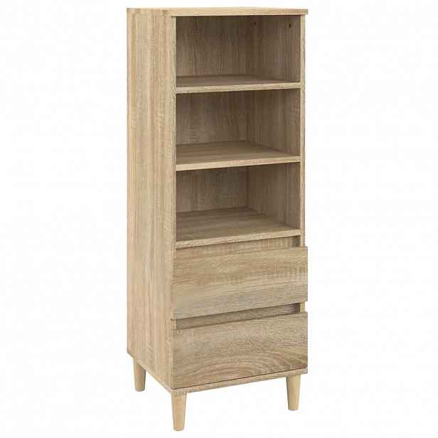 vidaXL Skříň highboard dub sonoma 40 x 36 x 110 cm kompozitní dřevo