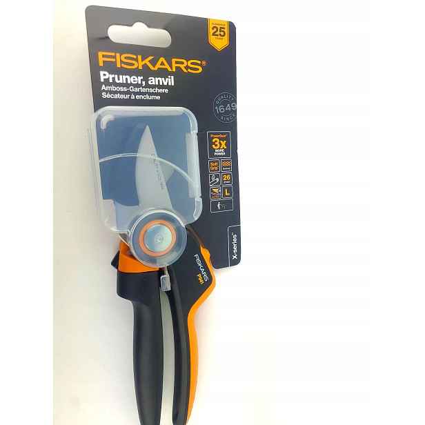 X-series Fiskars Zahradní nůžky Kovadlinkový P941 Větve Zahradní nůžky 26 mm Silné
