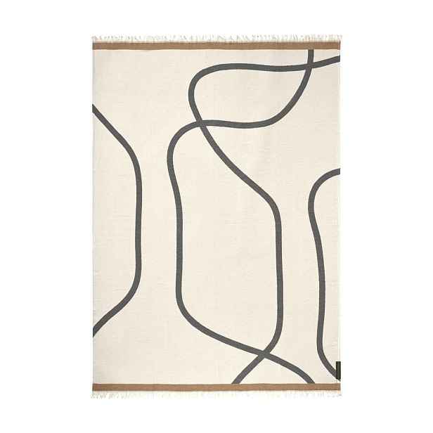 Krémová deka 130x175 cm Shadow  – Mette Ditmer Denmark