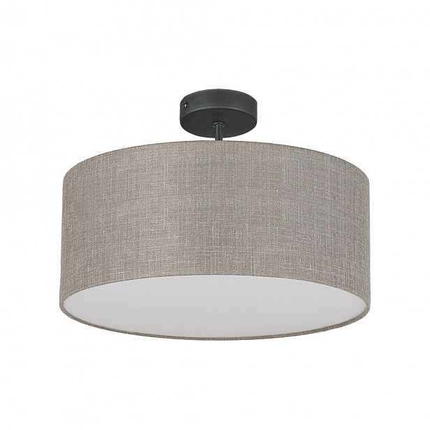 Stropní Svítidlo Stropní svítidlo Rondo Šedé lněné 4 zdroje E27 nad stůl Tk Lighting