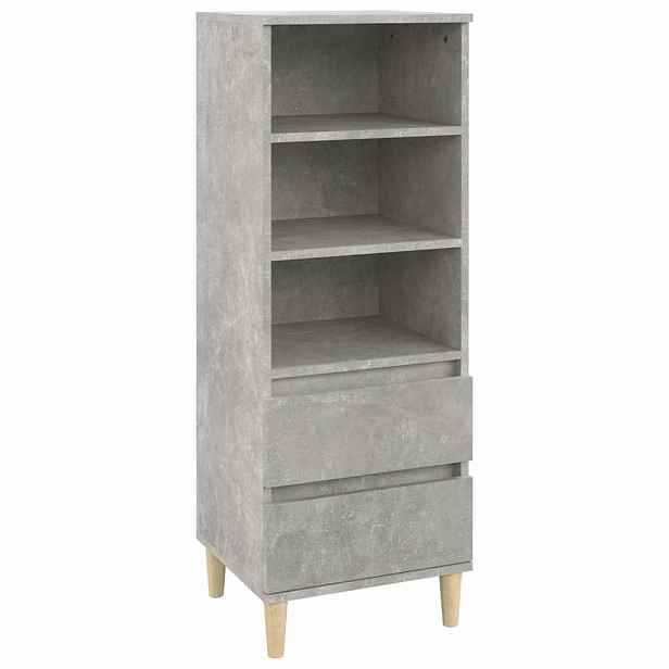 vidaXL Skříň highboard betonově šedá 40 x 36 x 110 cm kompozitní dřevo