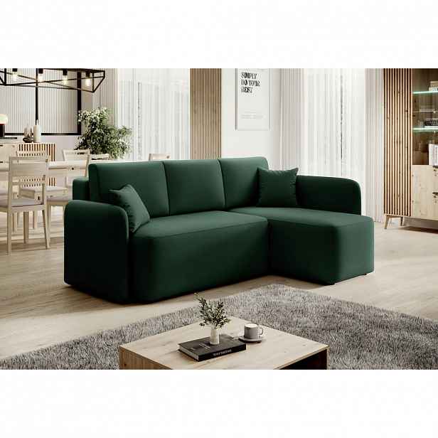 MID.YOU ROHOVÁ SEDAČKA, textil, zelená