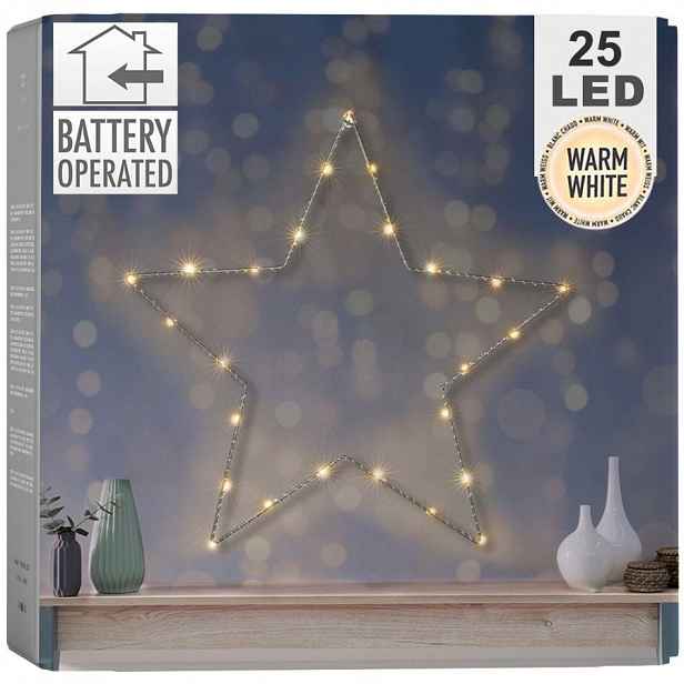 LED nástěnná vánoční hvězda STAR 45cm