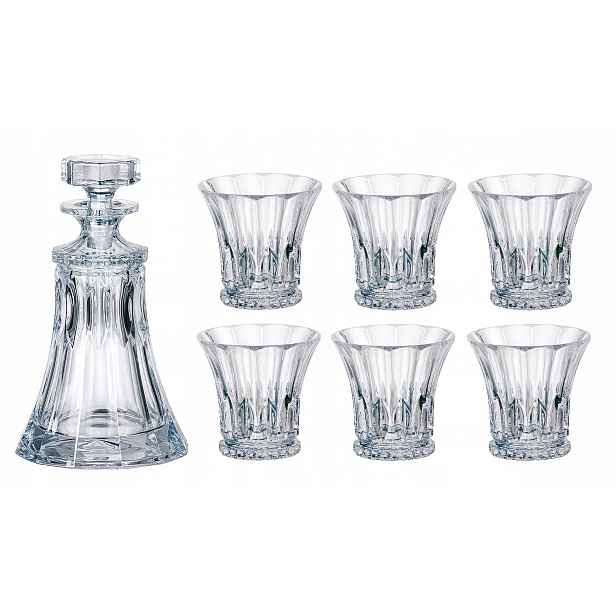 Sada na whisky karafa 700 ml 6 sklenic 300 ml Wellington Bohemia