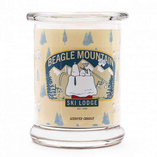 VONNÁ SVÍČKA Vícebarevná Beagle Mountain ve skle 250 g
