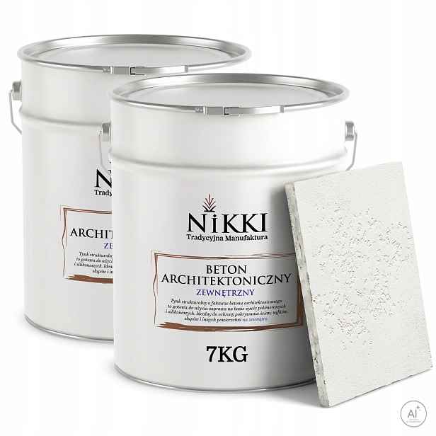 Fasádní omítka s architektonickou strukturou Betonu 2x 7 kg Bílá F101