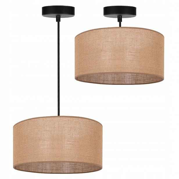 Moderní Boho Závěsné Stropní Svítidlo Juta 30 CM