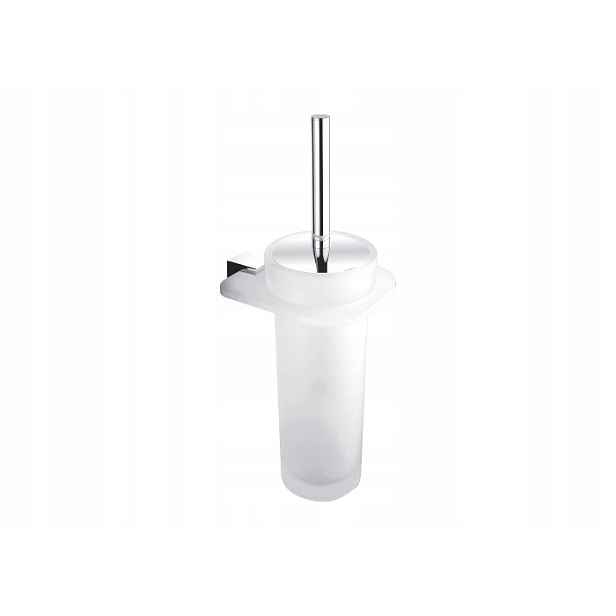 Nimco Kibo toaletní Wc kartáč, Wc štětka, skleněná nádoba Ki X3-94W-26_