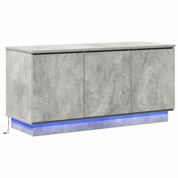 vidaXL Televizní skříň 100 x 38 x 49 cm Betonově šedá Kompozitní dřevo