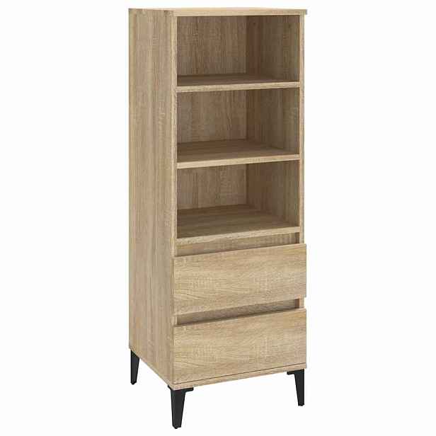 vidaXL Skříň highboard dub sonoma 40 x 36 x 110 cm kompozitní dřevo