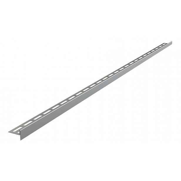 Alca - Lišta pro vyspádování podlahy 1200 mm, pravá, výška lemu 12 mm, nerez mat APZ902M/1200