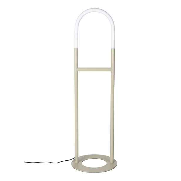 Béžová LED stmívatelná stojací lampa (výška 135 cm) Arch – Zuiver