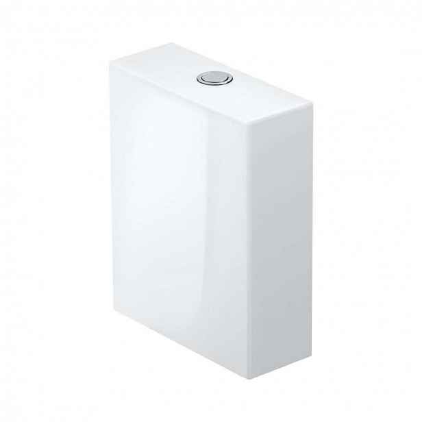 Duravit White Tulip - Splachovací nádrž 37x15 cm, připojení vlevo, bílá 0933100005