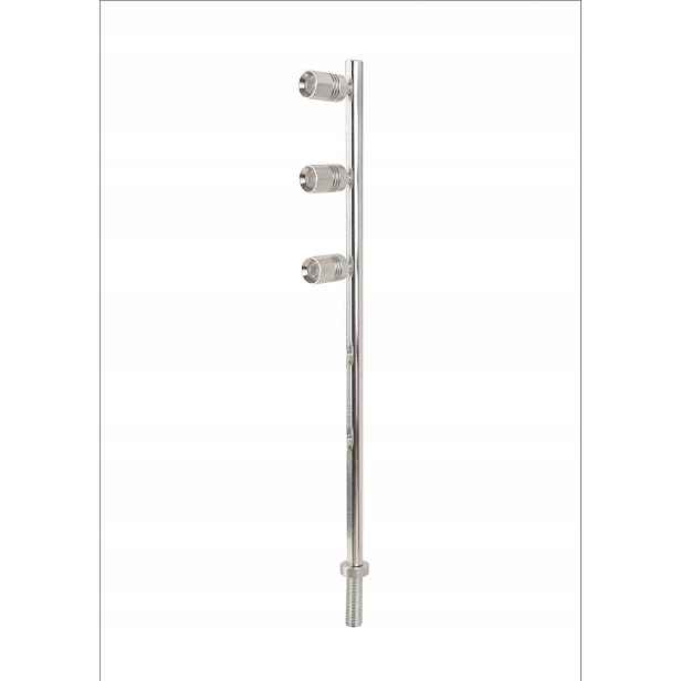 Led Lampa Do Vitríny Sloupek 3X 6K Stříbrná 3X1W