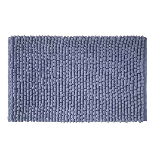 Modrá koupelnová předložka 50x80 cm Aspen Bobble – Bianca