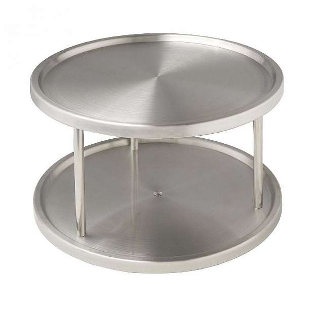 Otočný tác z nerezové oceli Wenko Turn Duo, ø 26,5 cm