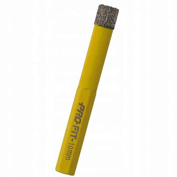 Pro-fit Vrták Diamantový D10mm S8HEX gres/žluť