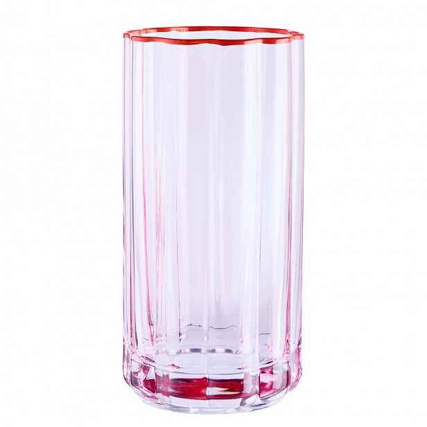 Butlers FIORI Sklenice longdrink 480 ml - růžová/oranžová