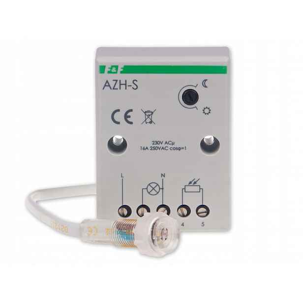 Soumrakový automat s vnější sondou 16A 230V IP20 F&f Azh-s