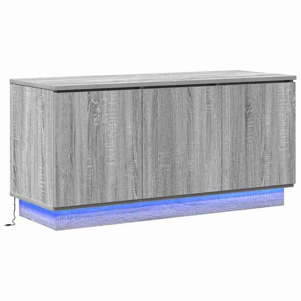 vidaXL Televizní skříň 100 x 38 x 49 cm Šedá Sonoma Kompozitní dřevo