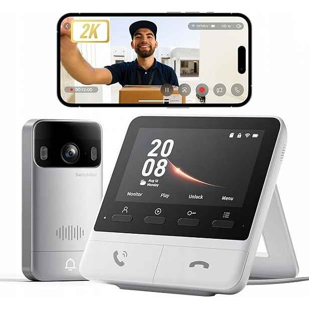 Videotelefon Matter SwitchBot Smart Video Doorbell 2K 5000 mAh