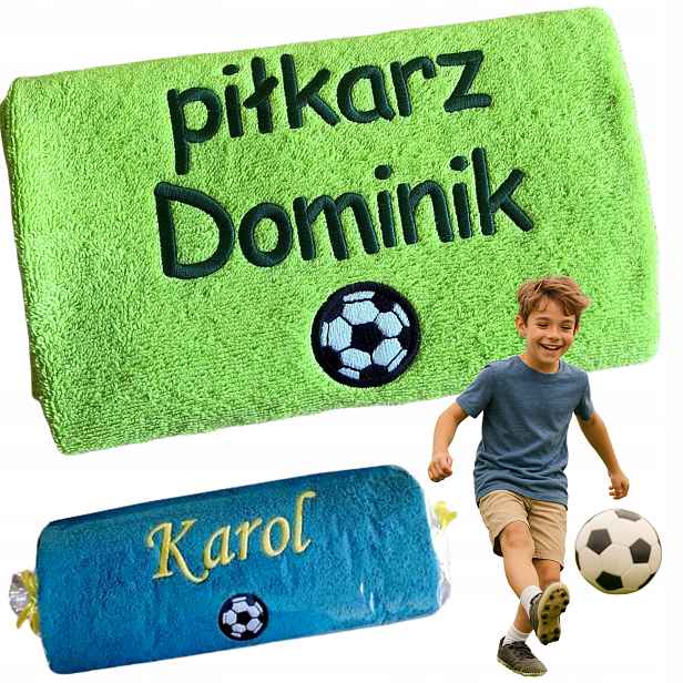 Dárek pro fanouška fotbalového fotbalisty malého dítěte Ručník míč