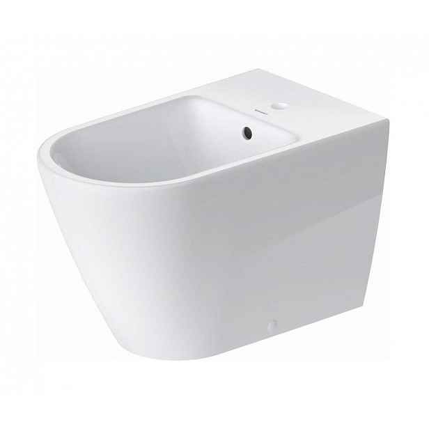 Duravit D-Neo - Stojící bidet, s přepadem, otvor pro baterii, bílá 2294100000