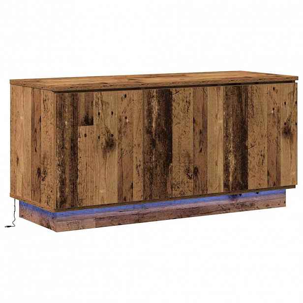 vidaXL Televizní skříň 100 x 38 x 49 cm Staré dřevo Kompozitní dřevo