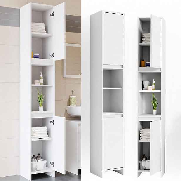 Vicco KOUPELNOVÁ SKŘÍŇKA Emma Bílá 30 x 190 cm