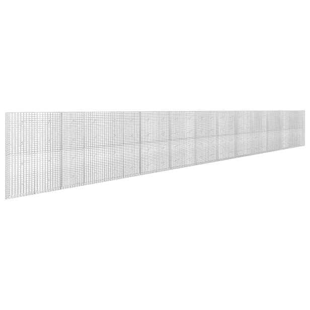 vidaXL Gabion s drátem 5 mm a síťkou 5x5 cm 1200x20x200 cm