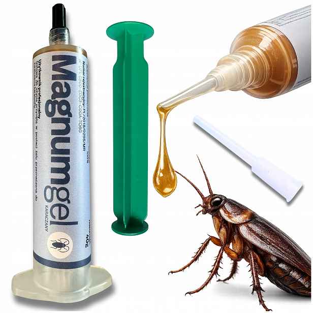 Silný Účinný Gel Na Šváby Prusaki Set Magnum Gel 40G Píst