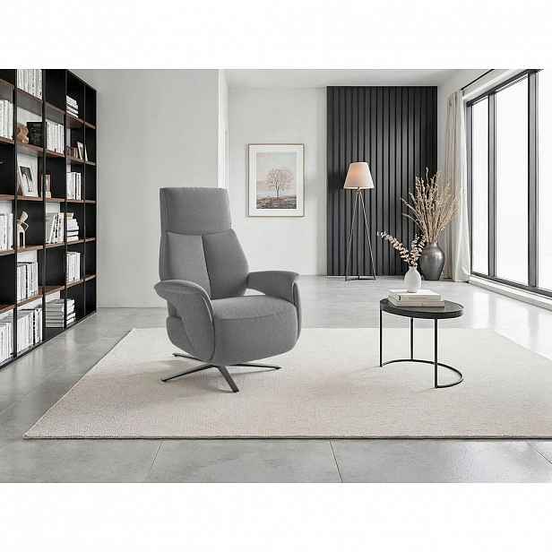 Sit & More RELAXAČNÍ KŘESLO, textil, antracitová