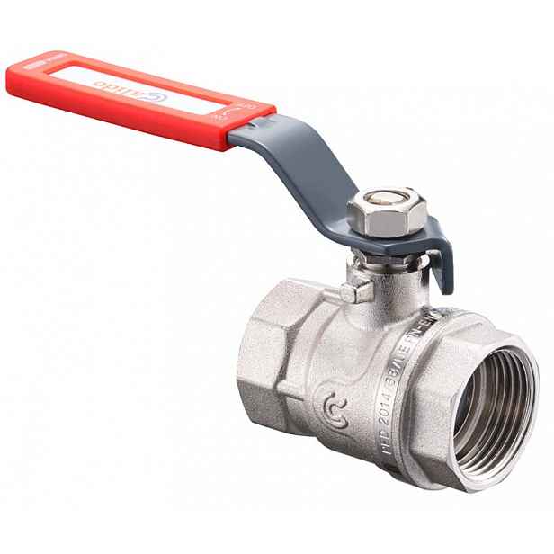 Kulový kohout 6/4" (1 1/2") DN40 Calido S30 N nikl PN30, ocelová rukojeť
