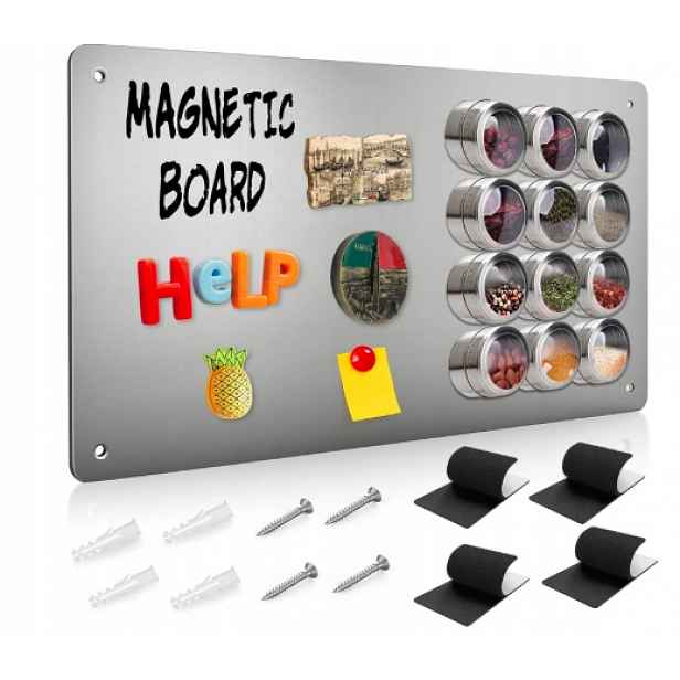 Magnetická Nástěnná Tabule Kovová Bezrámová 30x45