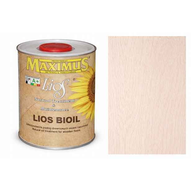 Maximus Lios Bioil Bianco Bílý 1L barvicí olej na dřevo