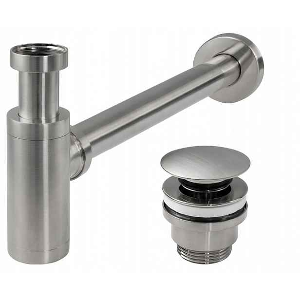 Sifon click-clack Brush Nickle Inox (REA-A4400) /sm/