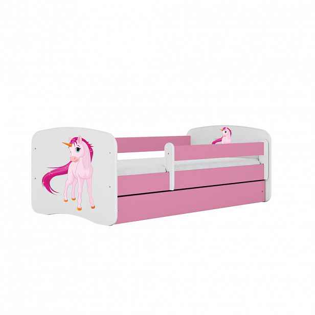 RAUMHIRSCH FURNITURE DĚTSKÁ postel Jednorožec se zásuvkou 180/80 90/61/184