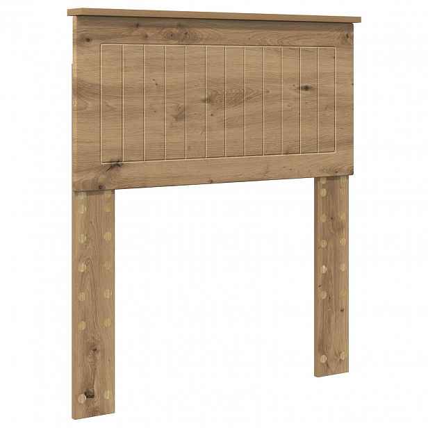 vidaXL Čelo postele Artisanový dub Kompozitní dřevo